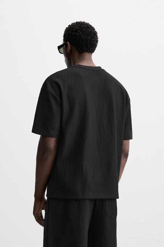 T-SHIRT RELAXED FIT STRUCTURÉ
