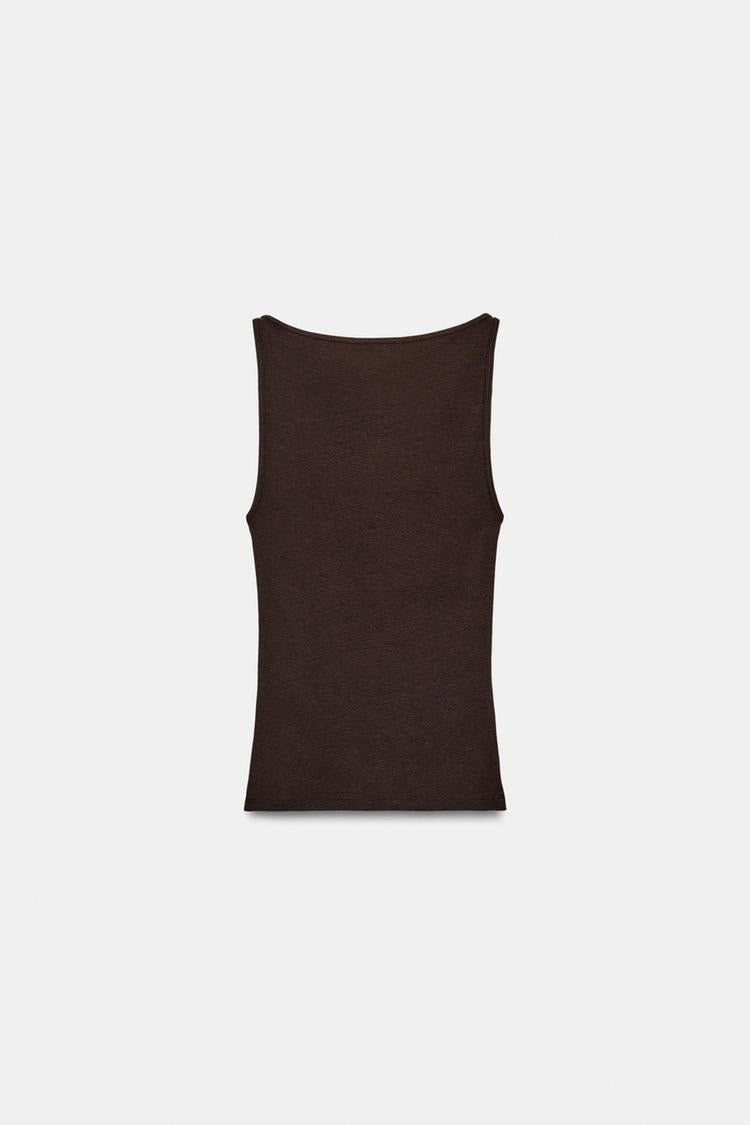 T-SHIRT MINIMAL SANS MANCHES