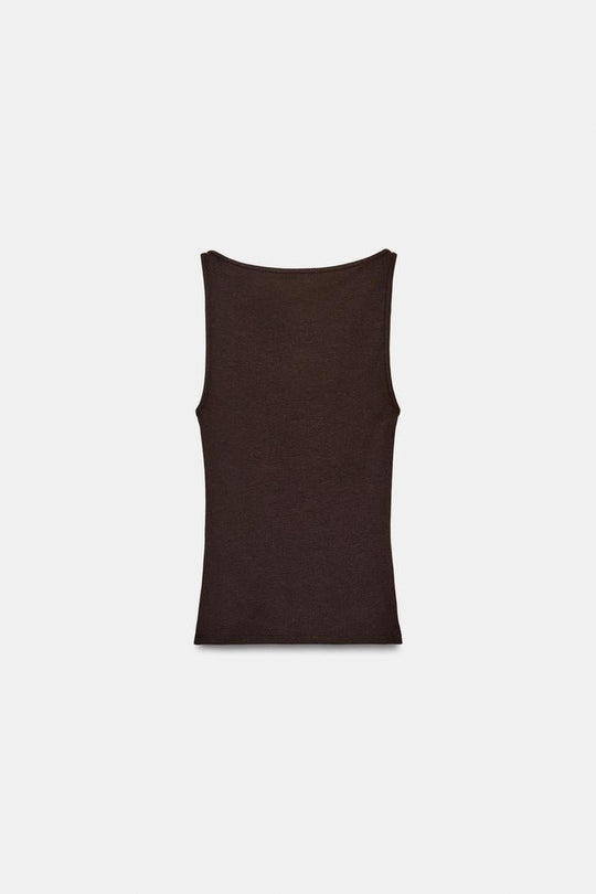 T-SHIRT MINIMAL SANS MANCHES