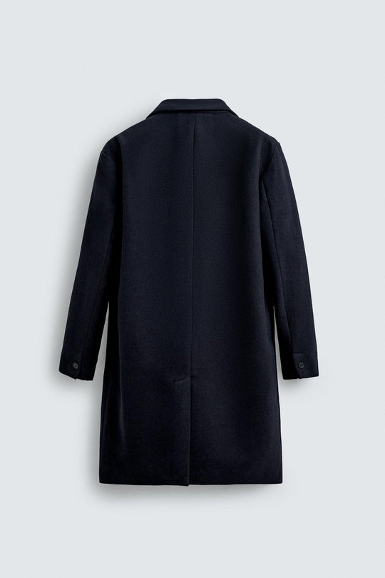 MANTEAU REGULAR FIT AVEC LAINE
