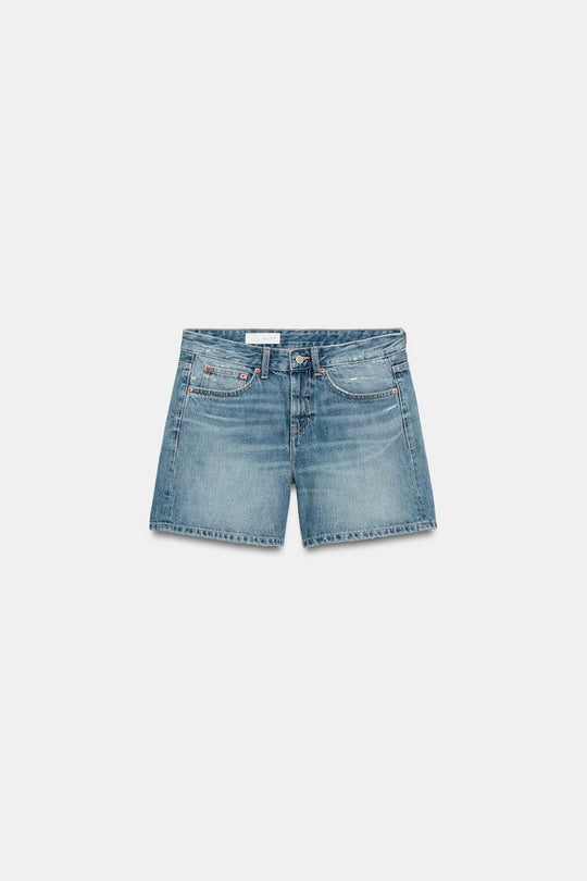 SHORT REGULAR EN DENIM TRF TAILLE MOYENNE