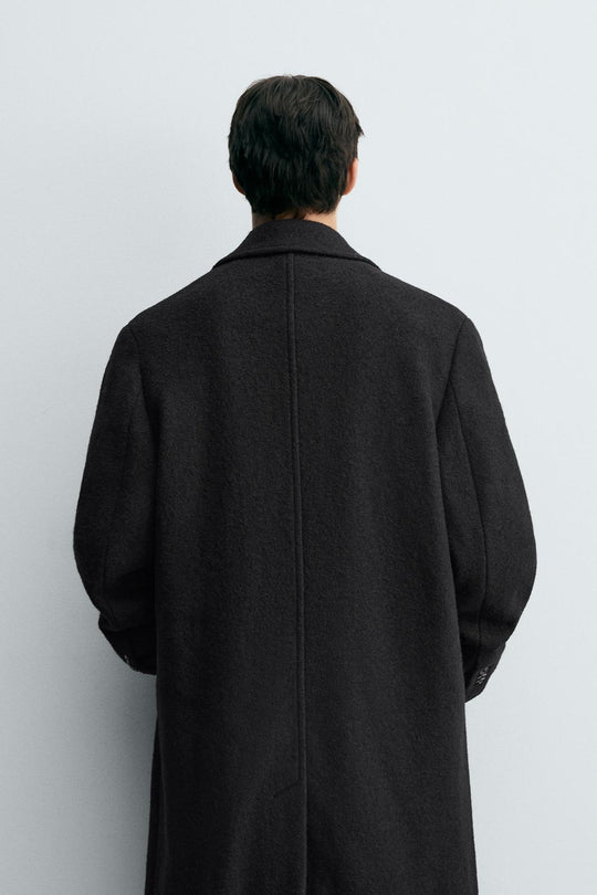 MANTEAU LAINE TEXTURE BOUCLÉ
