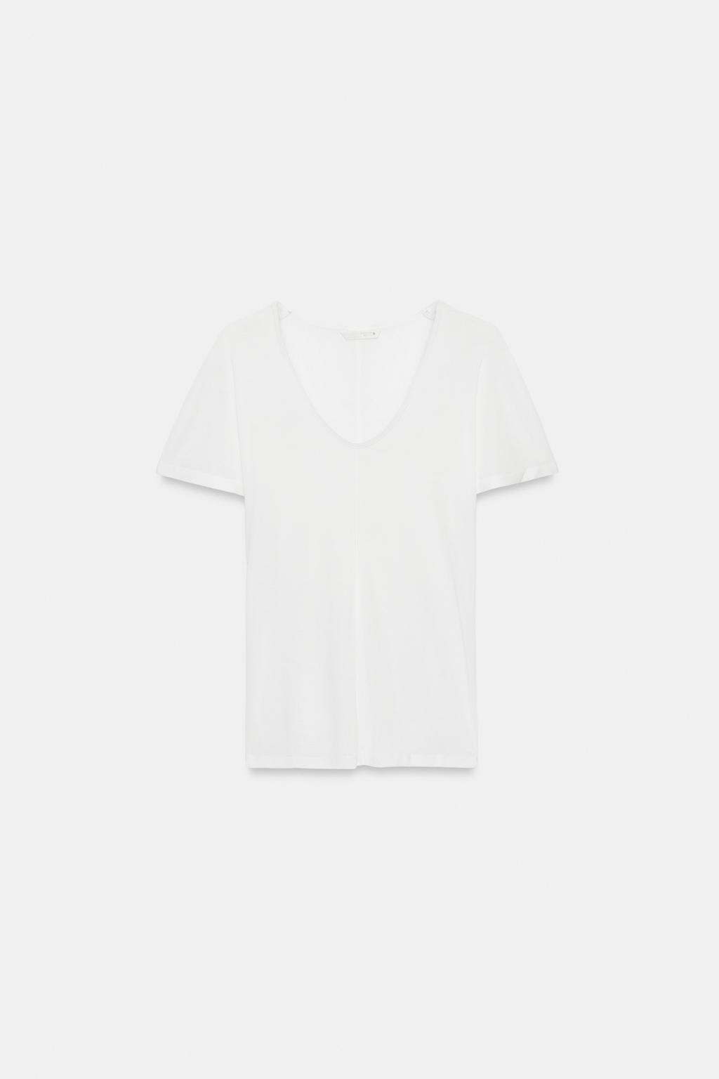 T-SHIRT FLUIDE À MANCHES COURTES