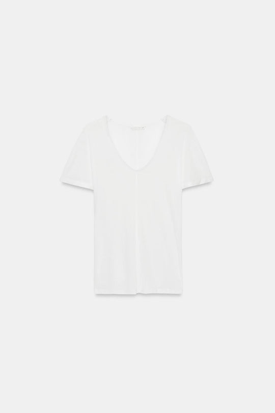 T-SHIRT FLUIDE À MANCHES COURTES