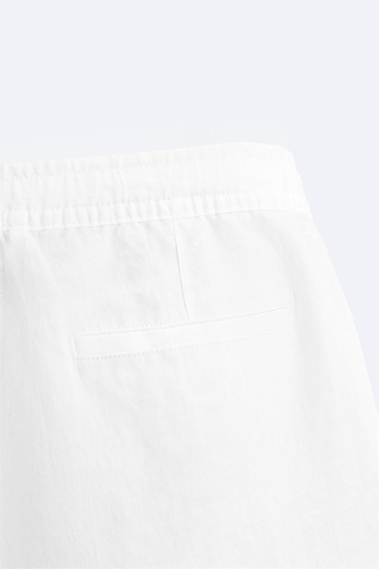 Short en Lin - Noir