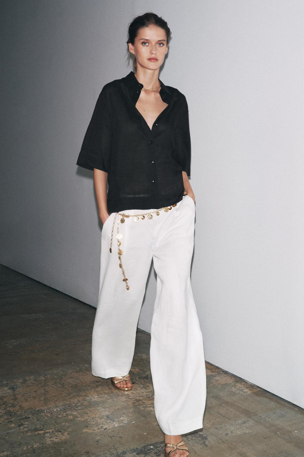 CHEMISE AVEC RAMIE ZW COLLECTION