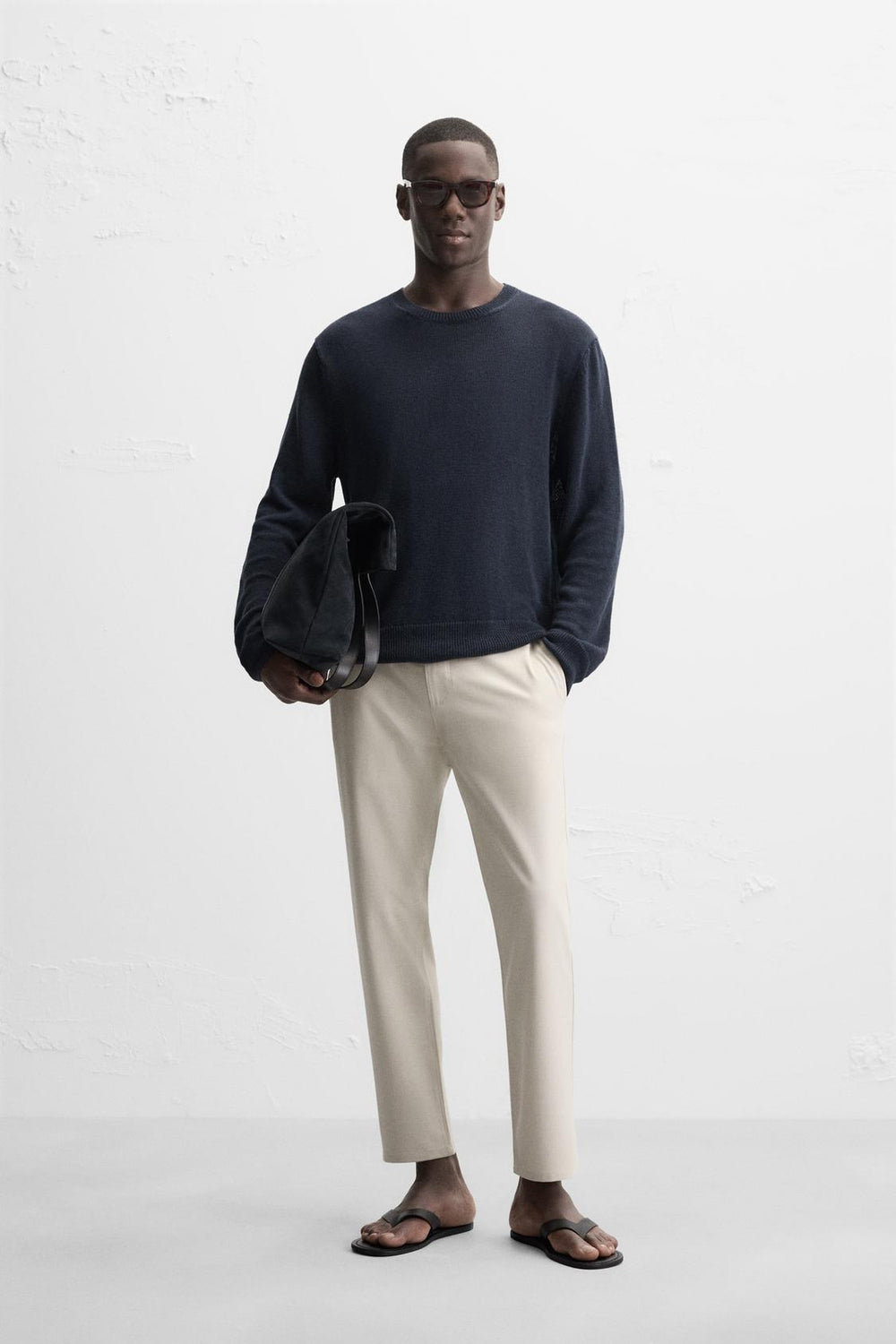 PANTALON À TEXTURE CONFORT