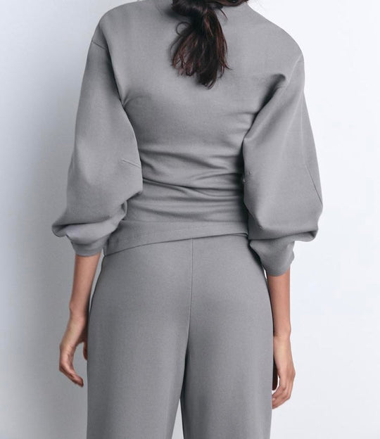 Sweat interlock ajusté - Gris