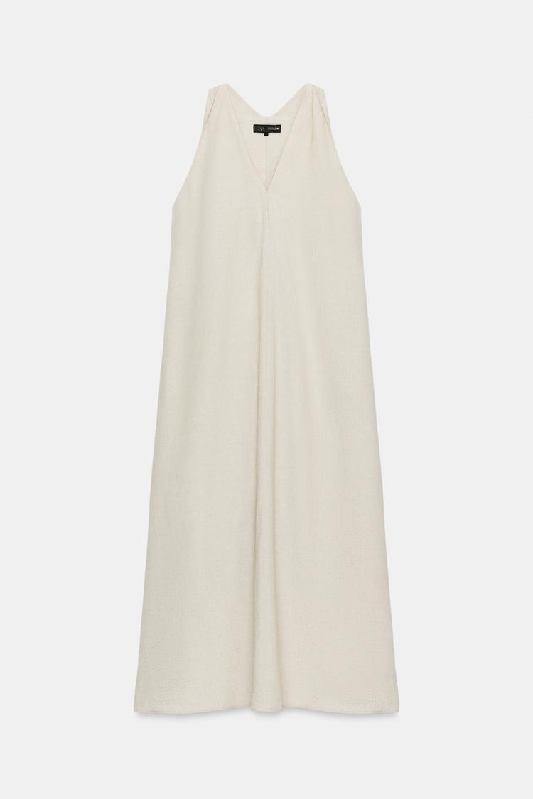 ROBE MI-LONGUE RUSTIQUE ET AMPLE