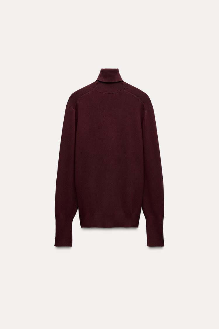 Pull basique en maille unie - Bleu ciel