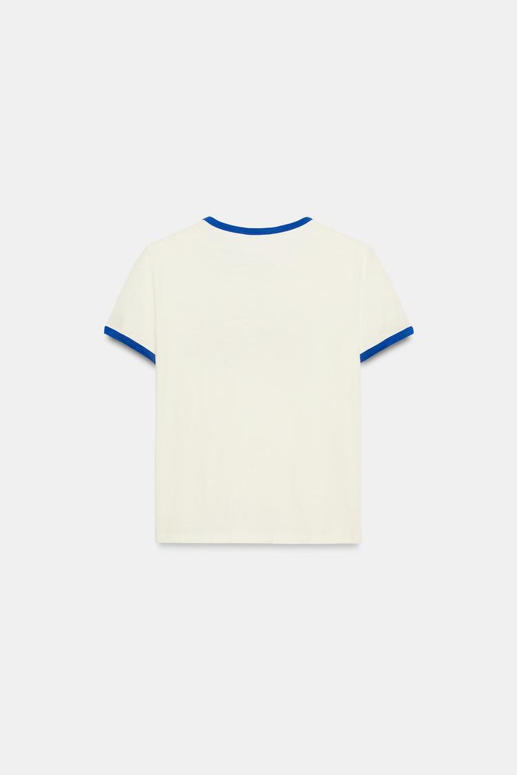 T-SHIRT MANCHES COURTES BRODERIES