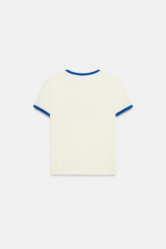 T-SHIRT MANCHES COURTES BRODERIES