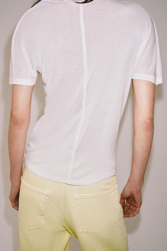 T-SHIRT FLUIDE À MANCHES COURTES