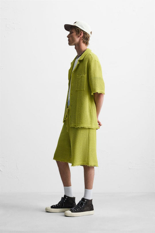 CHEMISE STRUCTURÉE AJOURÉE
