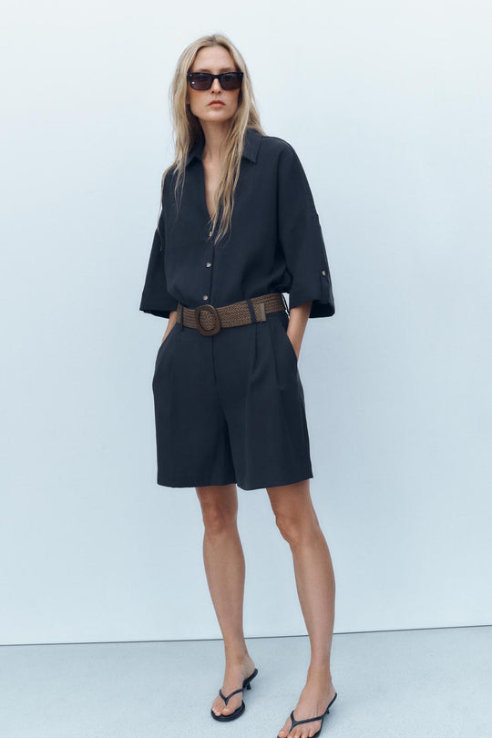 CHEMISE MANCHES COURTES LARGES