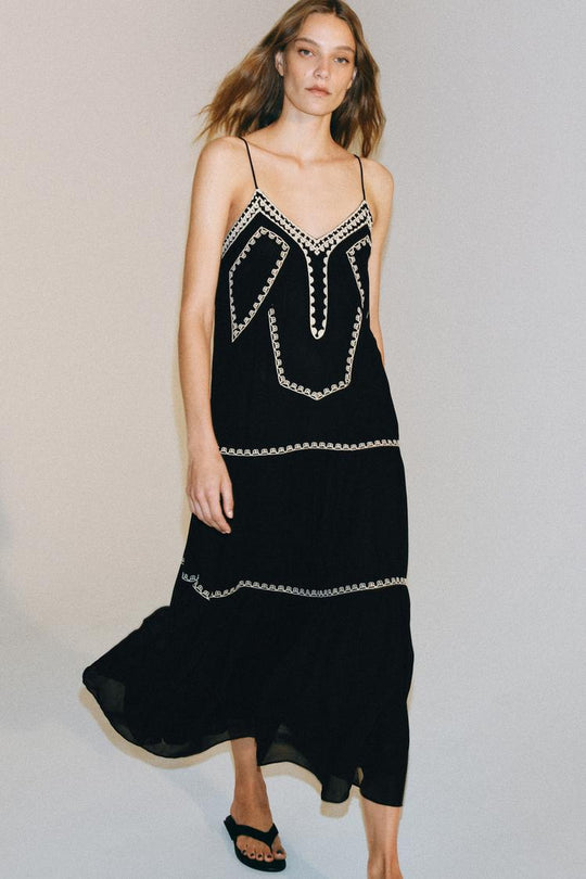 ROBE LONGUE BRODERIES ZW COLLECTION