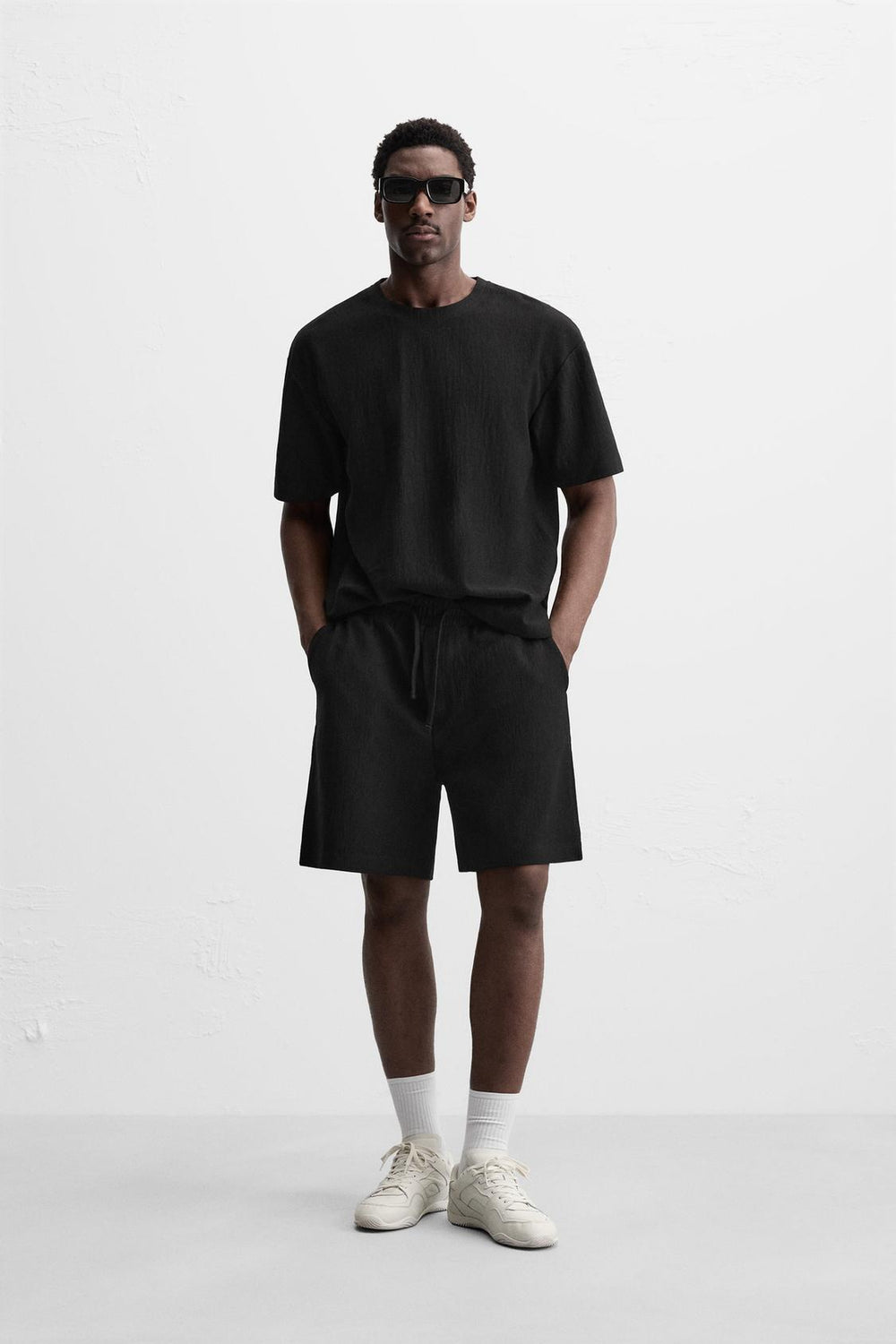 BERMUDA JOGGING STRUCTURÉ