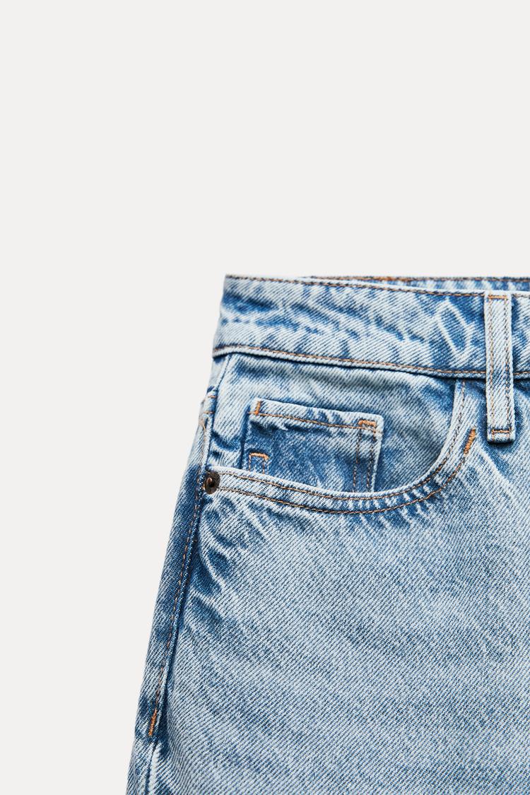 Jean z1975 droit à taille haute - Bleu