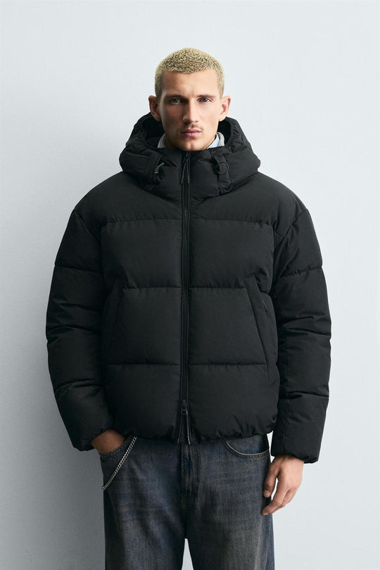 VESTE REMBOURRÉE À CAPUCHE