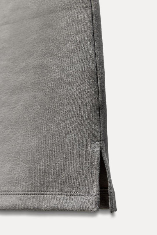 Pantalon interlock à ouverture - Gris