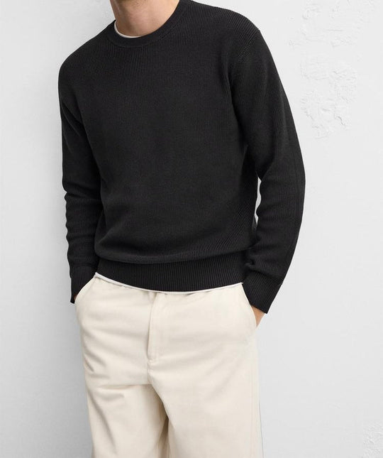 Pull en Maille perlée - Vert olive
