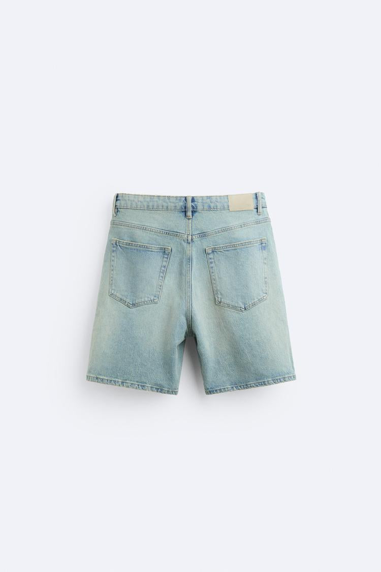 Short en Jean - Gris