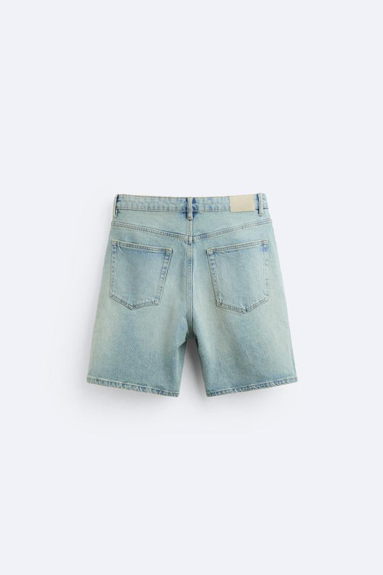 Short en Jean - Noir