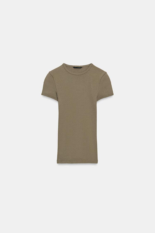 T-SHIRT CÔTELÉ