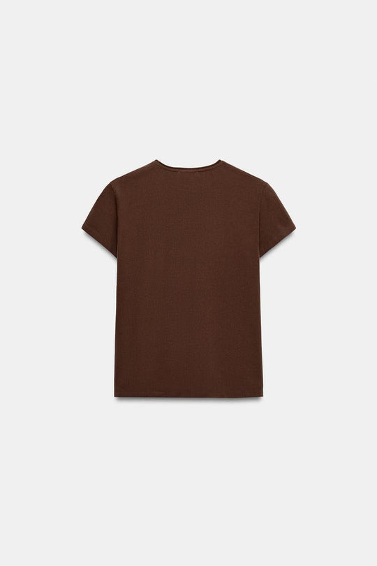 T-SHIRT INSCRIPTION MANCHES COURTES