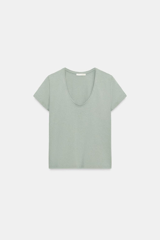 T-SHIRT EN COTON À MANCHES COURTES