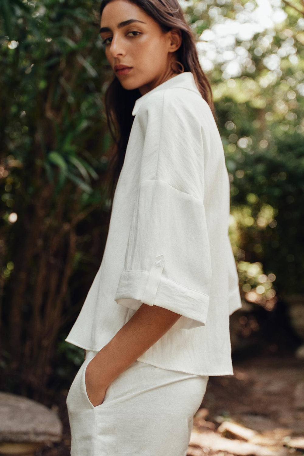 CHEMISE MANCHES COURTES LARGES