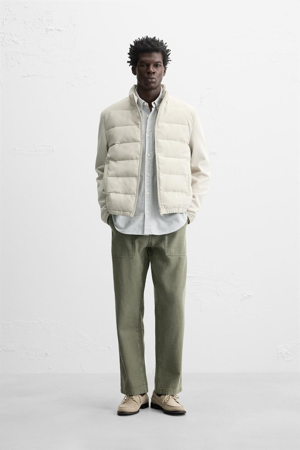VESTE MATELASSÉE COMBINÉE