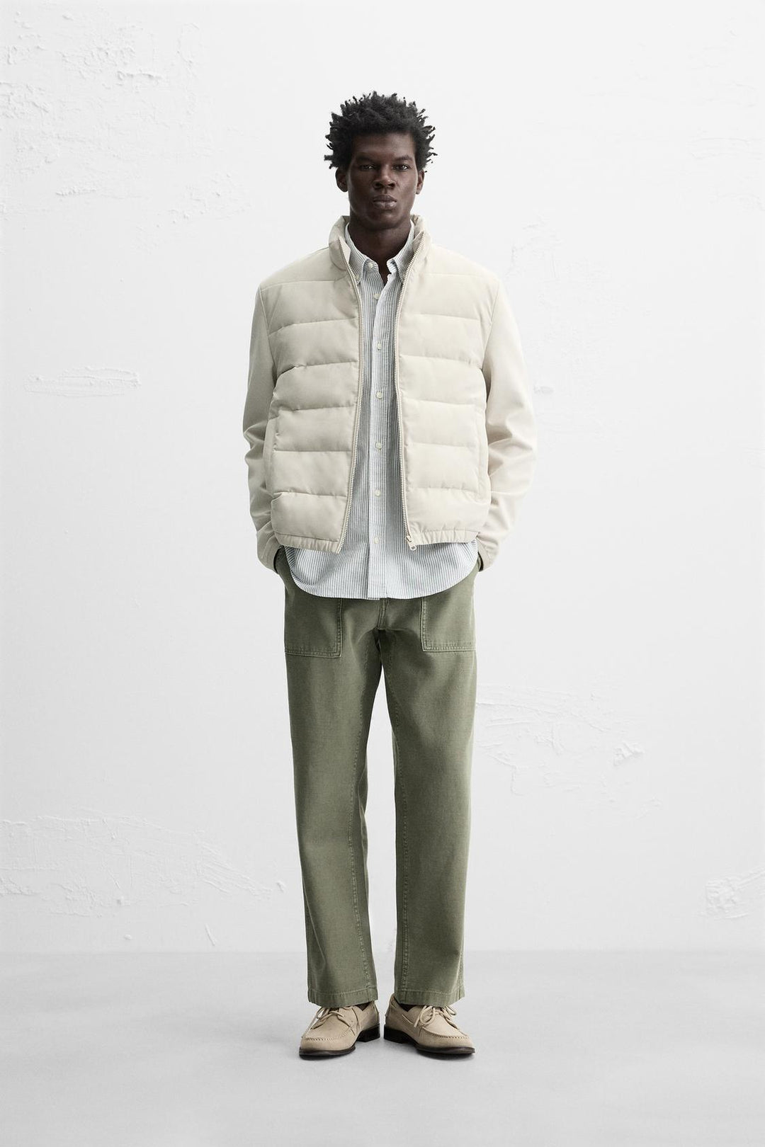 VESTE MATELASSÉE COMBINÉE