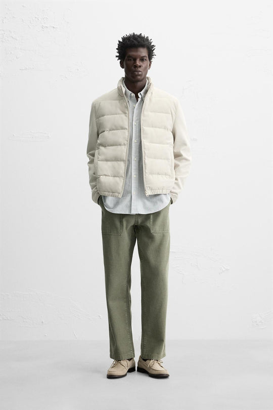 VESTE MATELASSÉE COMBINÉE