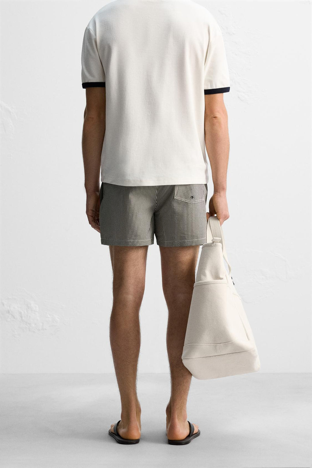 MAILLOT DE BAIN COURT SEERSUCKER