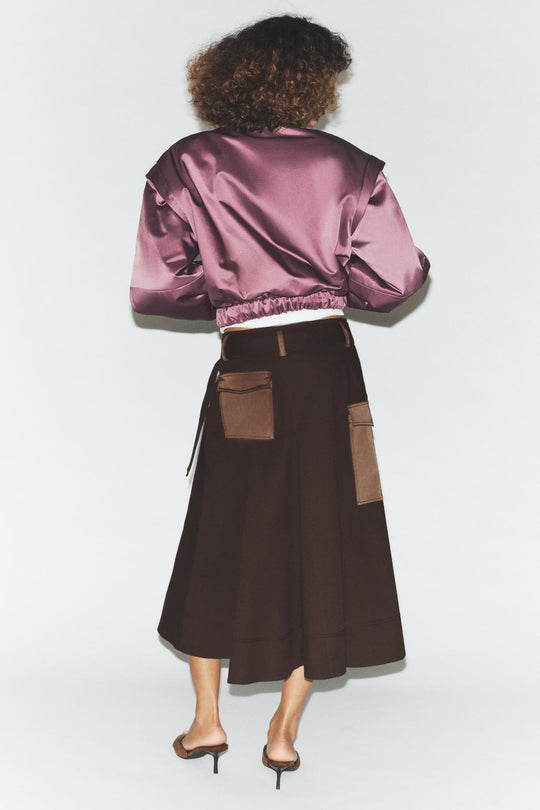 VESTE REMBOURRÉE ÉPAULES MARQUÉES