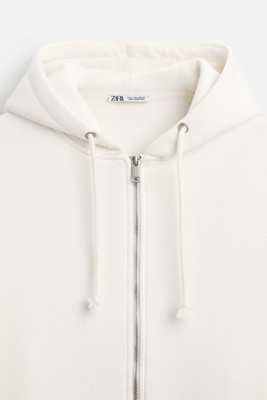 Sweat à capuche zip - Noir