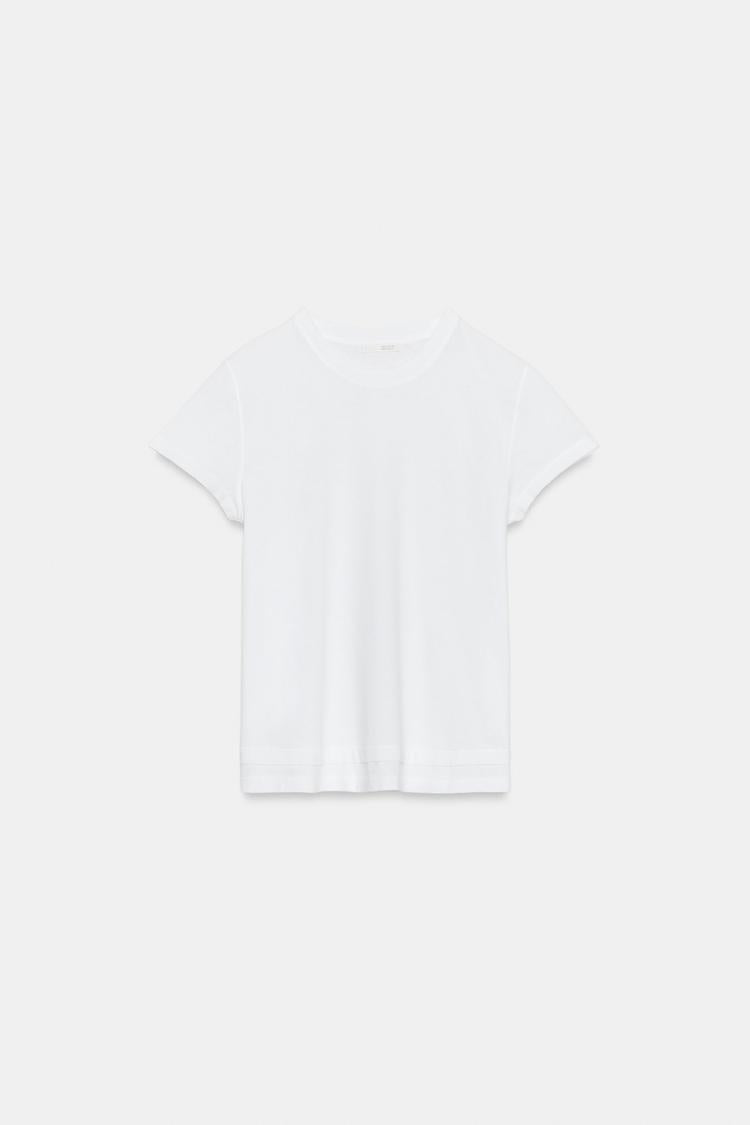 T-SHIRT À MANCHES COURTES EFFET DOUBLE