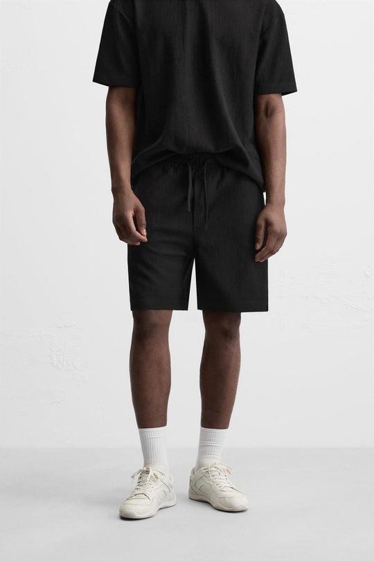 BERMUDA JOGGING STRUCTURÉ
