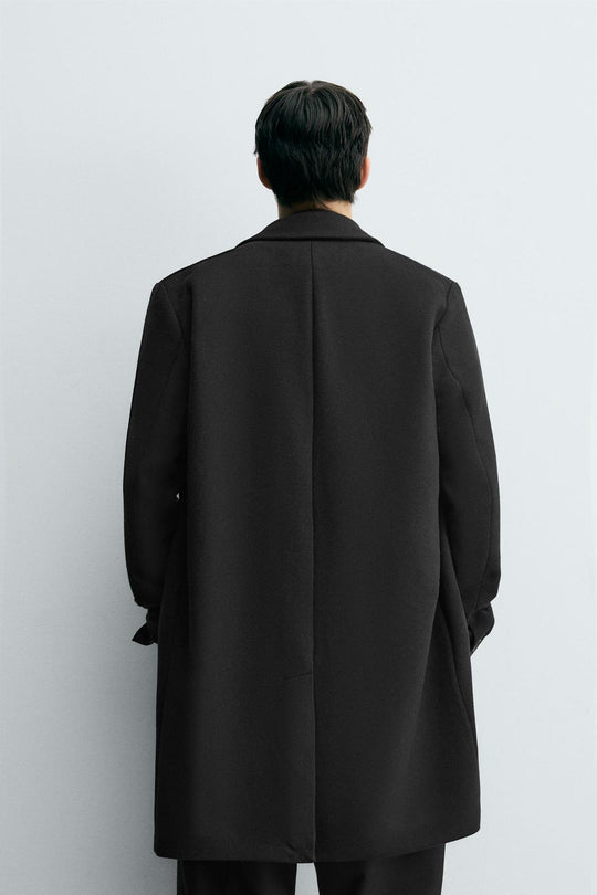 MANTEAU REGULAR FIT AVEC LAINE