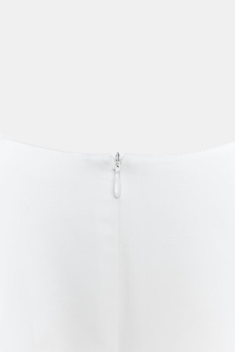ROBE MI-LONGUE AVEC LIN ZW COLLECTION