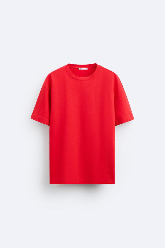 T shirt basique épais - Orange