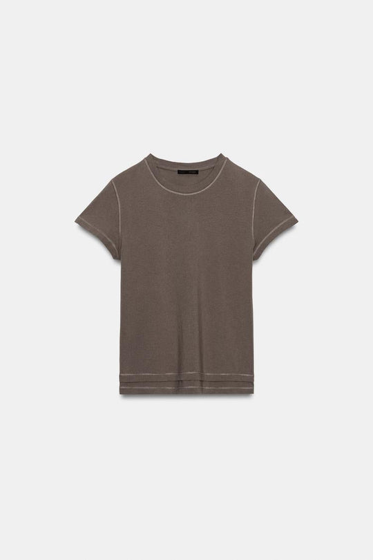 T-SHIRT À MANCHES COURTES EFFET DOUBLE