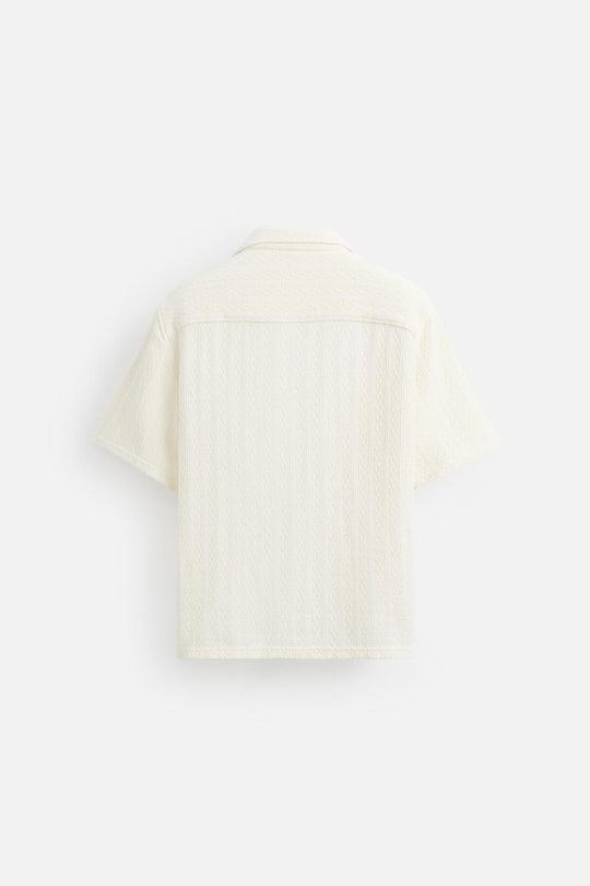 CHEMISE JACQUARD GÉOMÉTRIQUE
