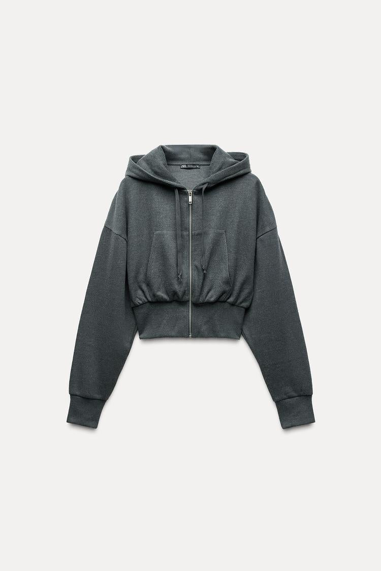 Sweat à capuche soft - Kaki