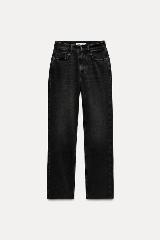 Jean z1975 droit à taille haute - Indigo