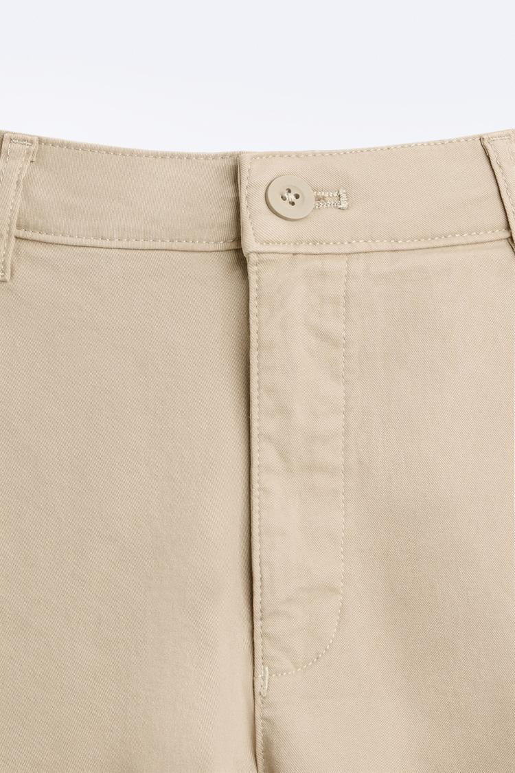 Pantalon chino coupe moulante - écrue