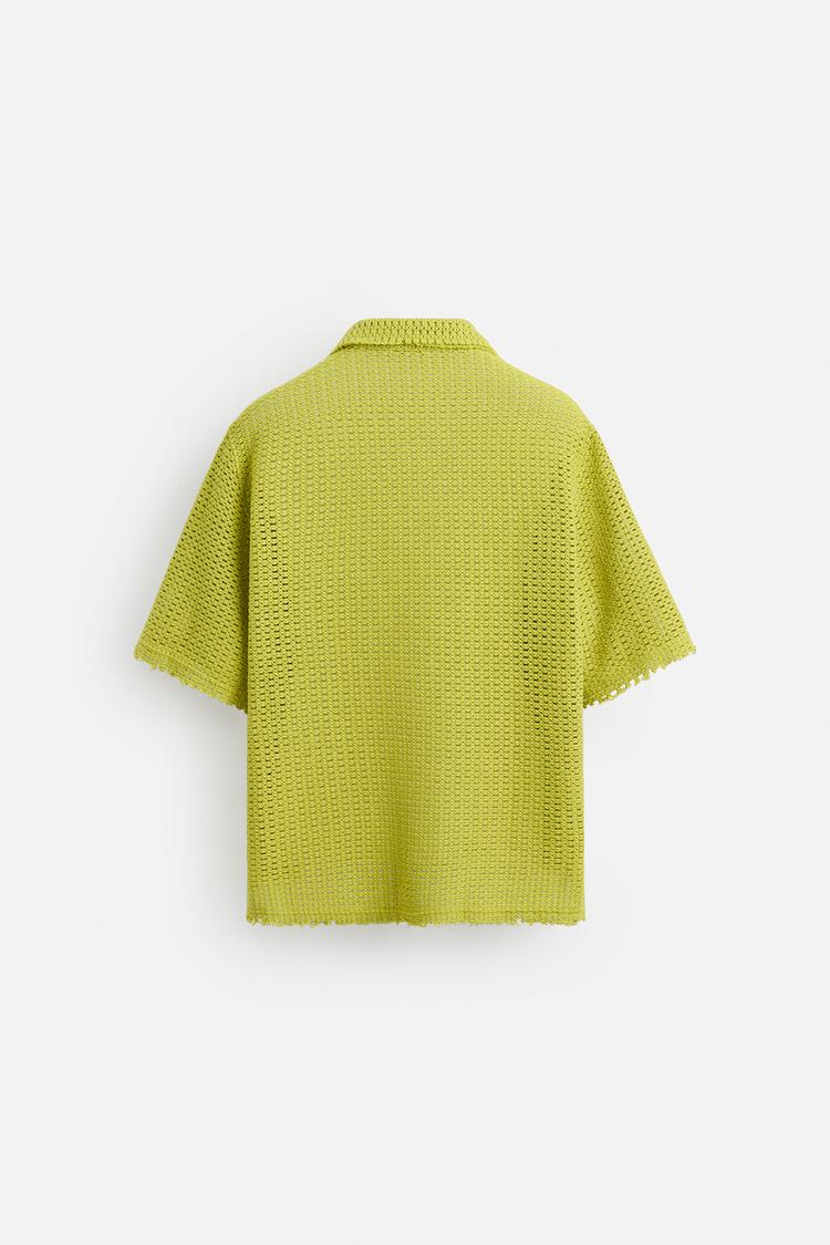 CHEMISE STRUCTURÉE AJOURÉE