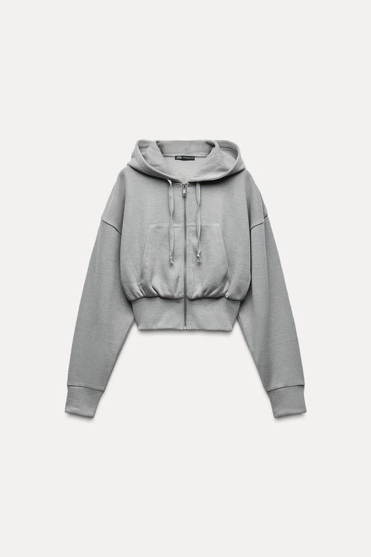 Sweat à capuche soft - Gris foncé