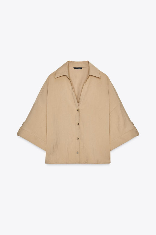 CHEMISE MANCHES COURTES LARGES